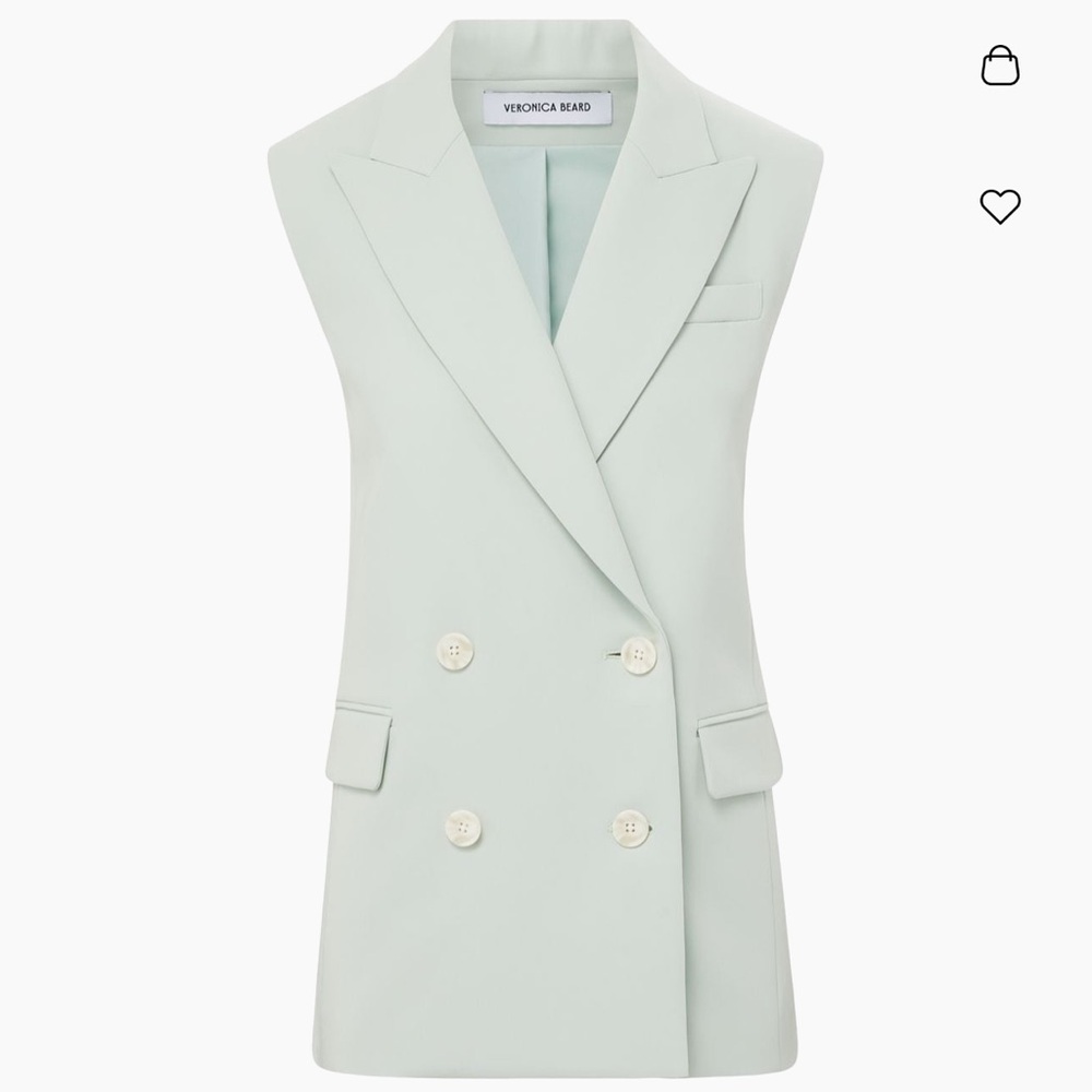 Veronica Beard Becca Longline Vest - Picture 7 of 7